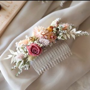 Handmade Bridal Flower Comb Hairpiece